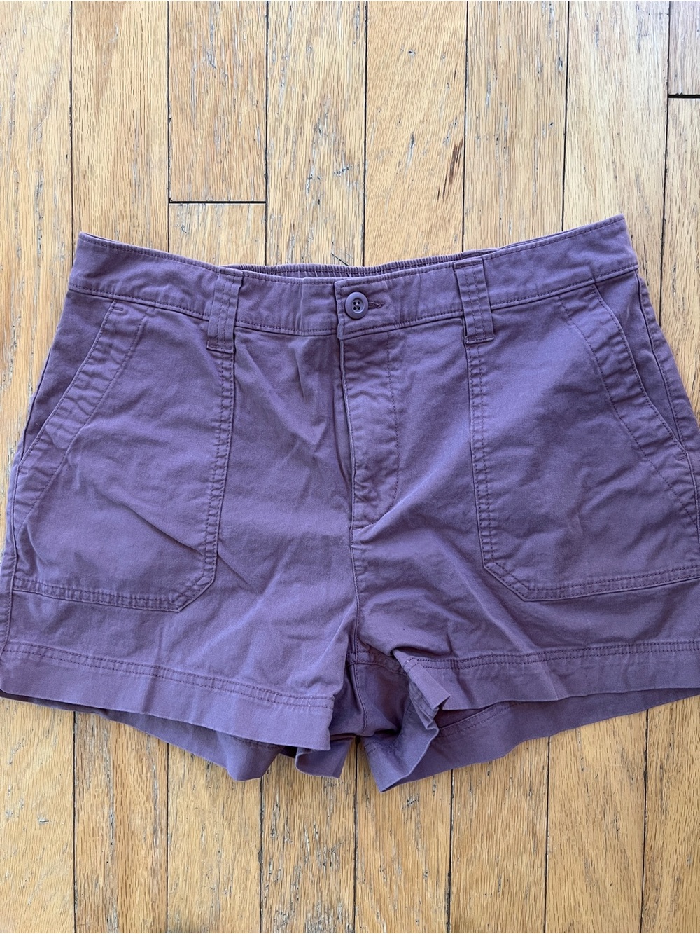 Old Navy Mauve High-Rise Cotton Shorts